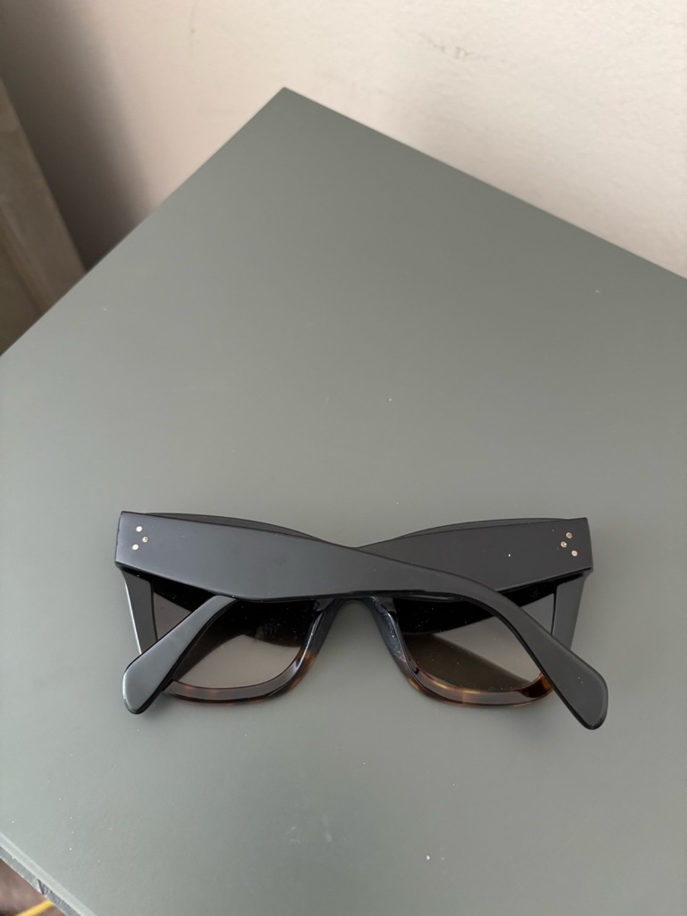 Celine 3 Dots Acetate Cat-Eye Sunglasses - Picture 4 of 5